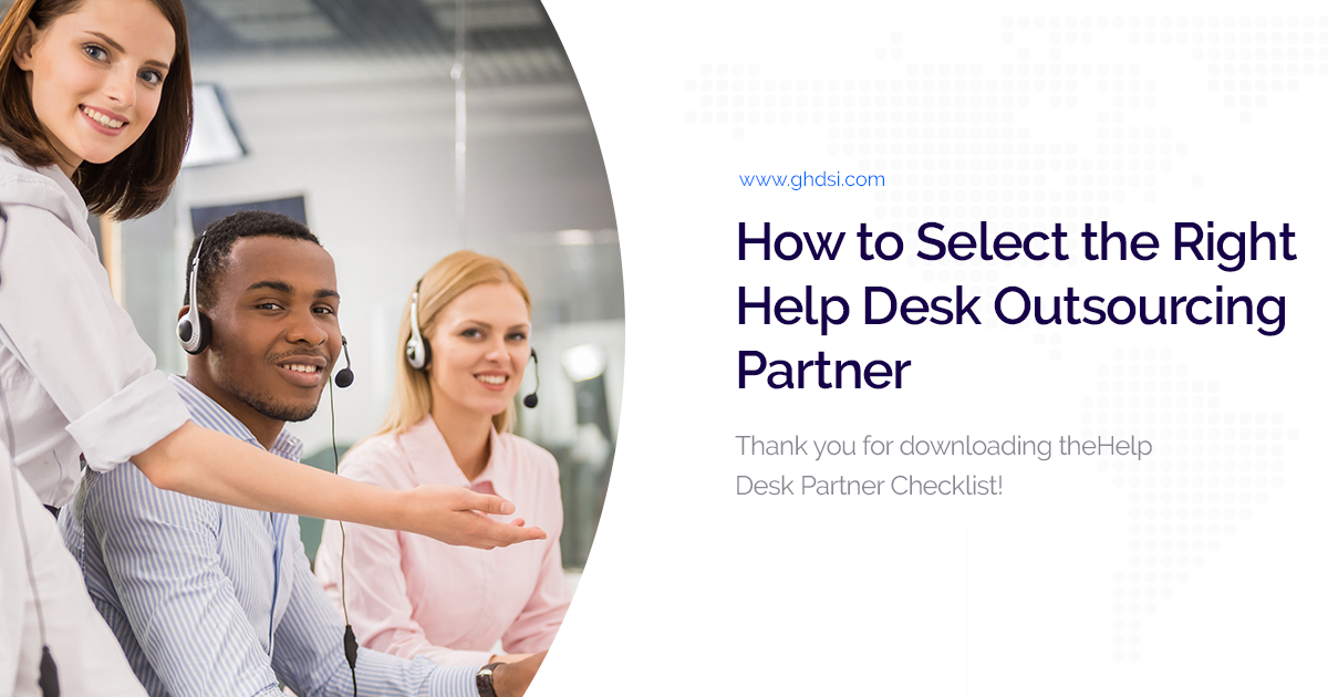 Help Desk Oursourcing Partner Checklist Help Desk Checklist